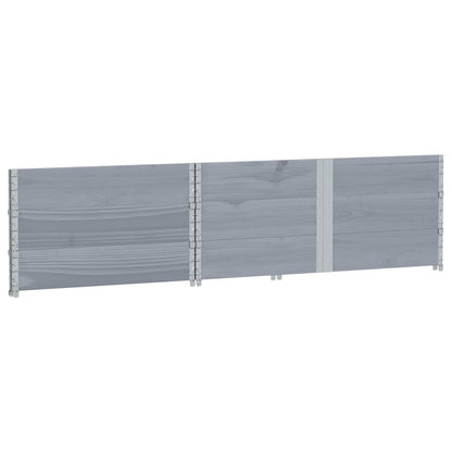 Hageplantekasse grå 150x100 cm heltre furu