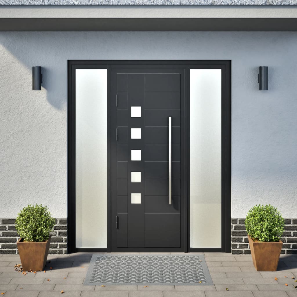 Hageplanter 2 stk 30x30x30 cm oksidert stål