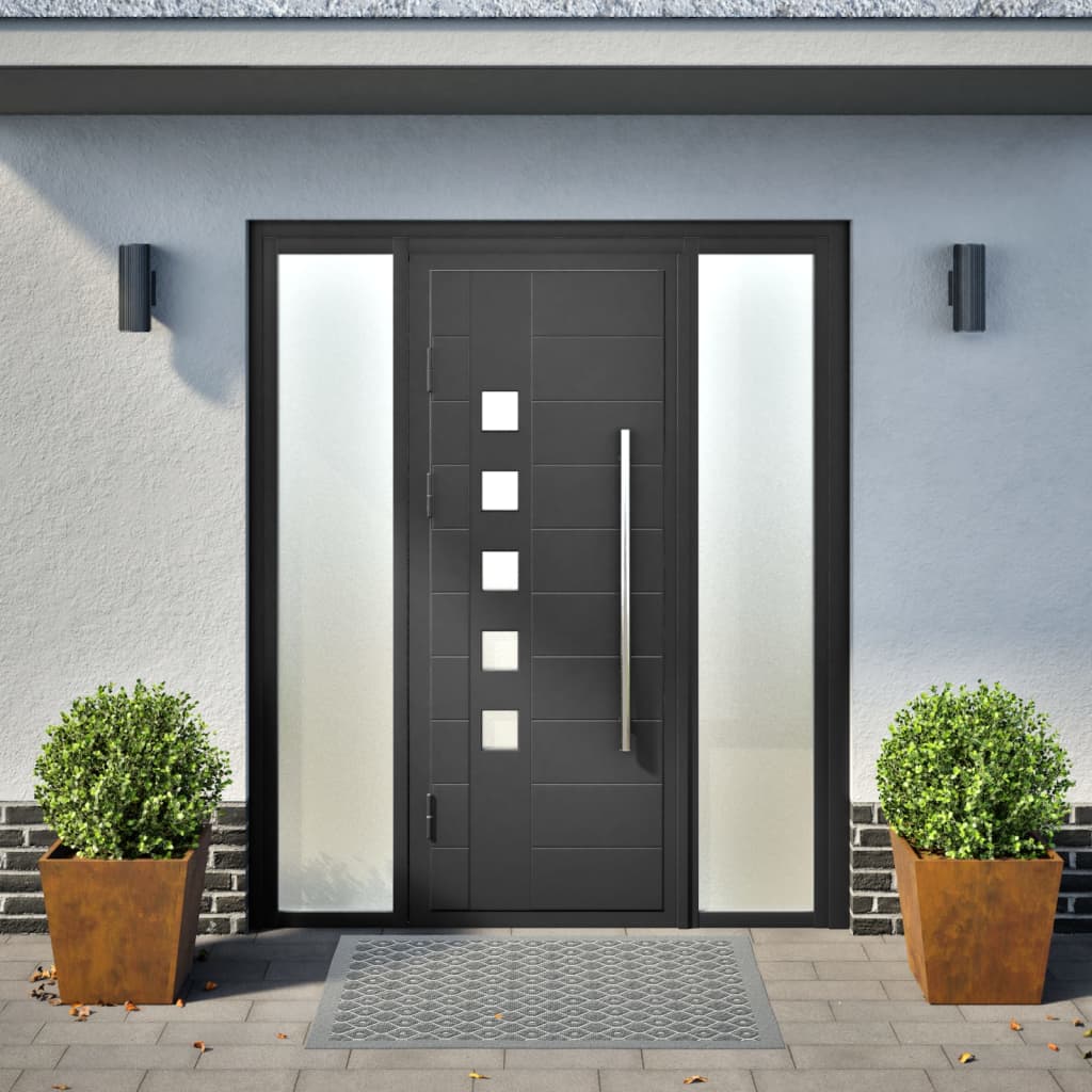 Hageplanter 2 stk 40x40x40 cm oksidert stål