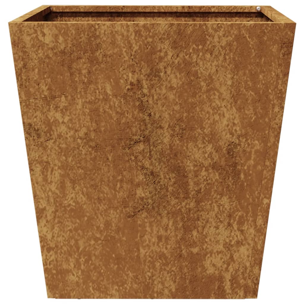 Hageplanter 2 stk 40x40x40 cm oksidert stål