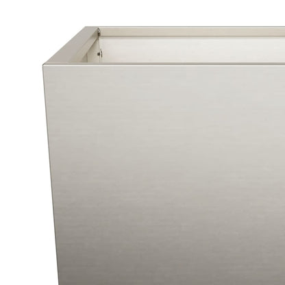 Hageplantekasse 35x35x75 cm oksidert stål