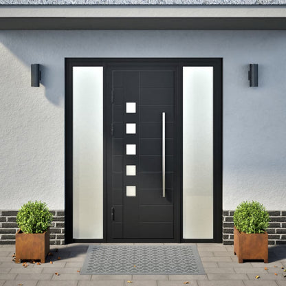 Hageplanter 2 stk 30x30x30 cm oksidert stål