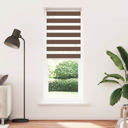 plisségardin lys grå 75x200 cm Stoff Bredde 74,4 cm Polyester