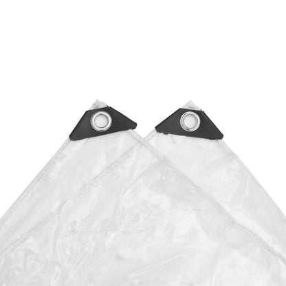 Klar presenning med maljer 3x5 m PVC