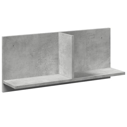 Veggskap 70x16,5x30 cm betonggrå konstruert tre