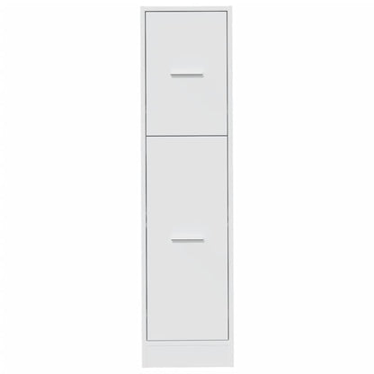 Apotekskap hvit 30x41x118 cm konstruert tre