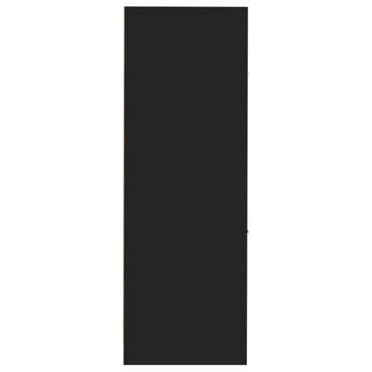 Apotekskap svart 30x41x118 cm konstruert tre