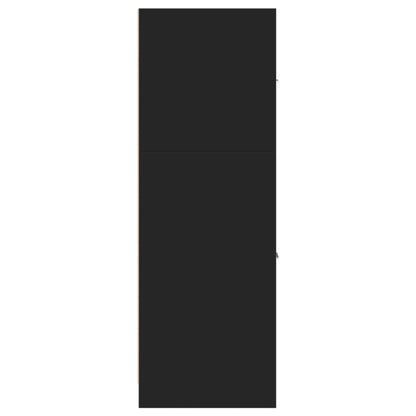 Apotekskap svart 40x41x118 cm konstruert tre