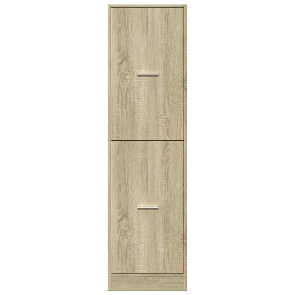 Apotekskap sonoma eik 40x41x144,5 cm konstruert tre