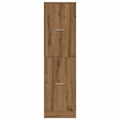 Apotekskap artisan eik 40x41x144,5 cm konstruert tre