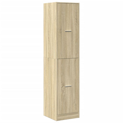 Apotekskap sonoma eik 40x41x174,5 cm konstruert tre