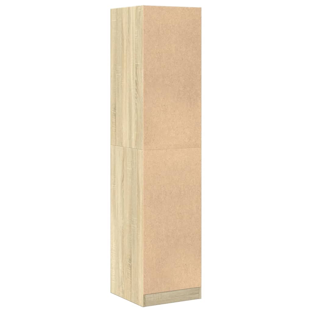 Apotekskap sonoma eik 40x41x174,5 cm konstruert tre