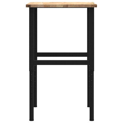 Arbeidsbenk 80x60x(71,5-98) cm heltre eik