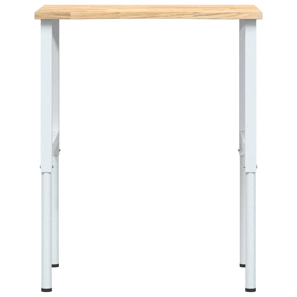 Arbeidsbenk 80x60x(71,5-98) cm heltre eik