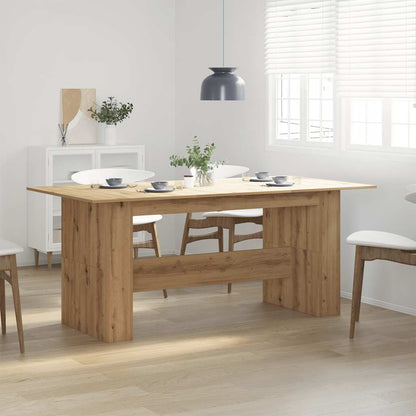 Spisebord artisan eik 180x90x76 cm konstruert tre