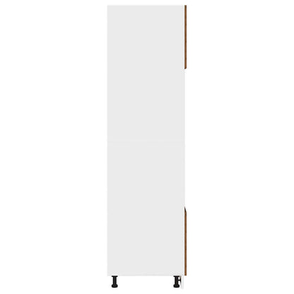 Skap for mikrobølgeovn "Lyon" gammelt tre 60x57x207 cm