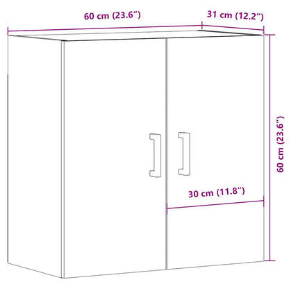 Veggskap artisan eik 60x31x60 cm konstruert tre