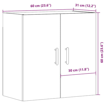 Veggskap artisan eik 60x31x60 cm konstruert tre