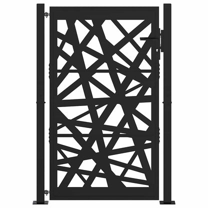 Hageport svart 105x155 cm stål lysdesign