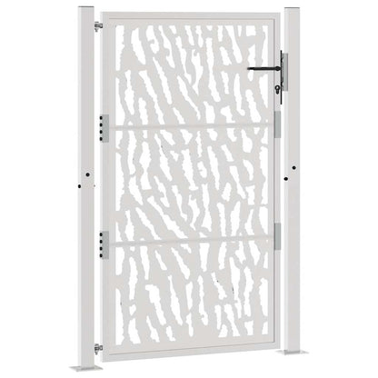 Hageport 105x155 cm oksidert stål spordesign