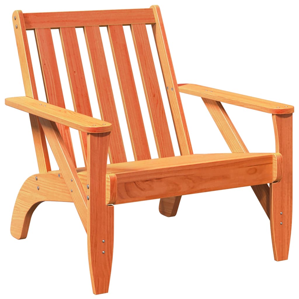 Adirondack hagestol voksbrun 75x77x77 cm heltre furu
