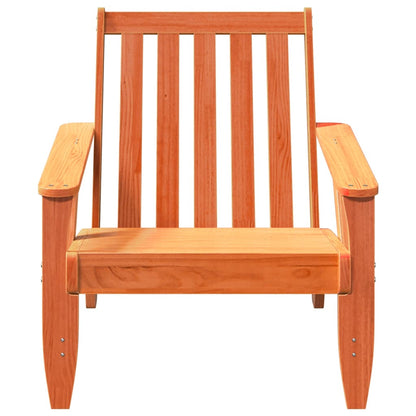 Adirondack hagestol voksbrun 75x77x77 cm heltre furu