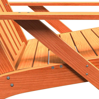 Adirondack hagestol voksbrun 75x77x77 cm heltre furu