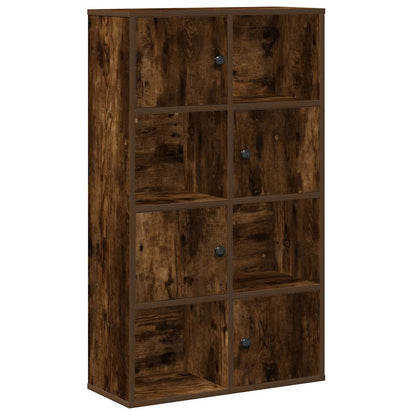 Bokhylle røkt eik 60x24x101,5 cm konstruert tre