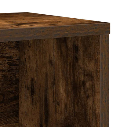 Bokhylle røkt eik 60x24x101,5 cm konstruert tre