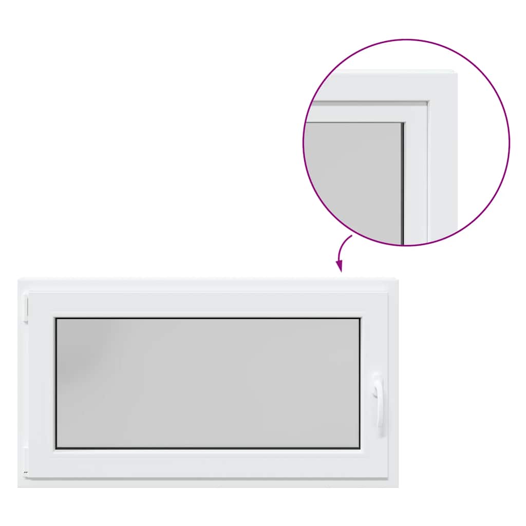 Kjellervindu RISOR 110x60 cm Tilt&Turn DIN venstre hvit