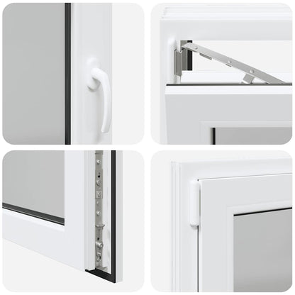 Kjellervindu RISOR 110x60 cm Tilt&Turn DIN venstre hvit
