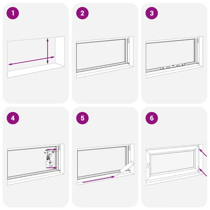 Kjellervindu RISOR 110x60 cm Tilt&Turn DIN venstre hvit