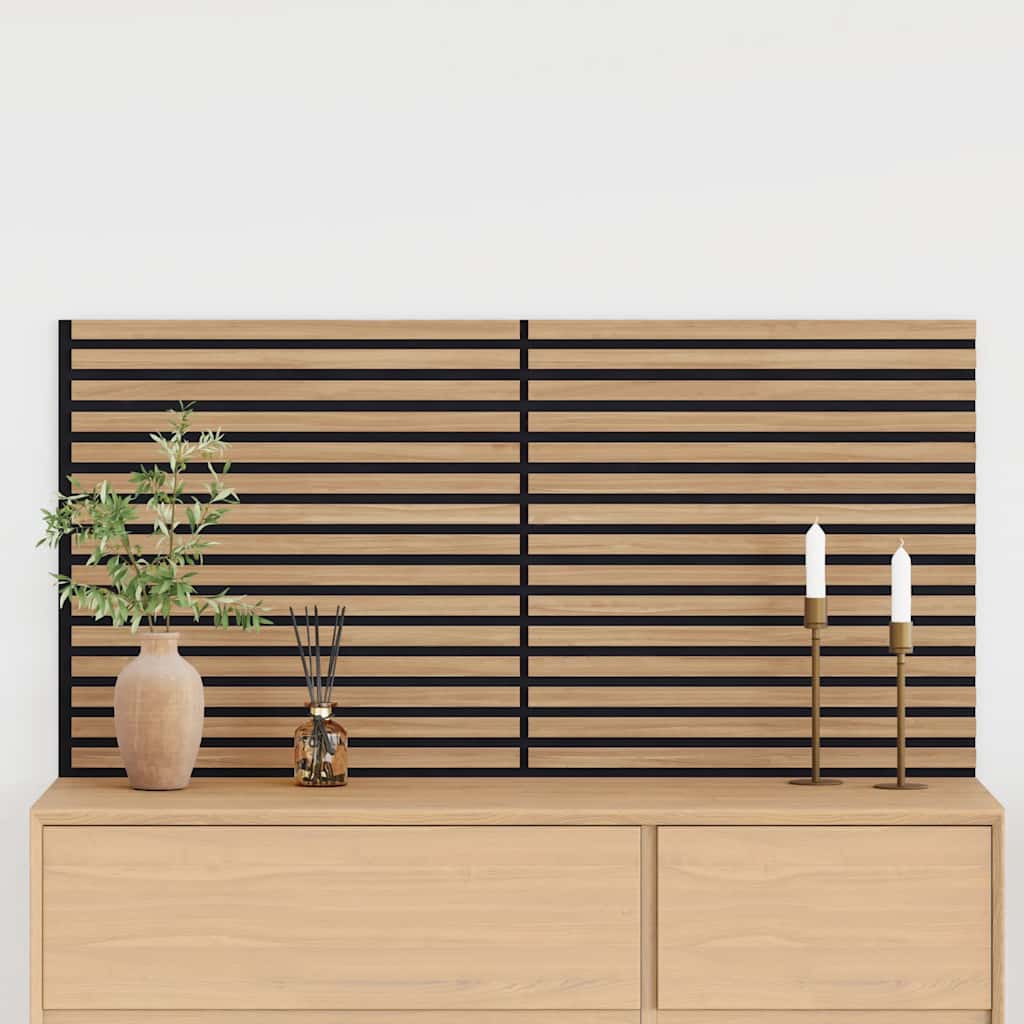 akustiske veggpaneler 2 stk lamell 60,5x60 cm eikefiner