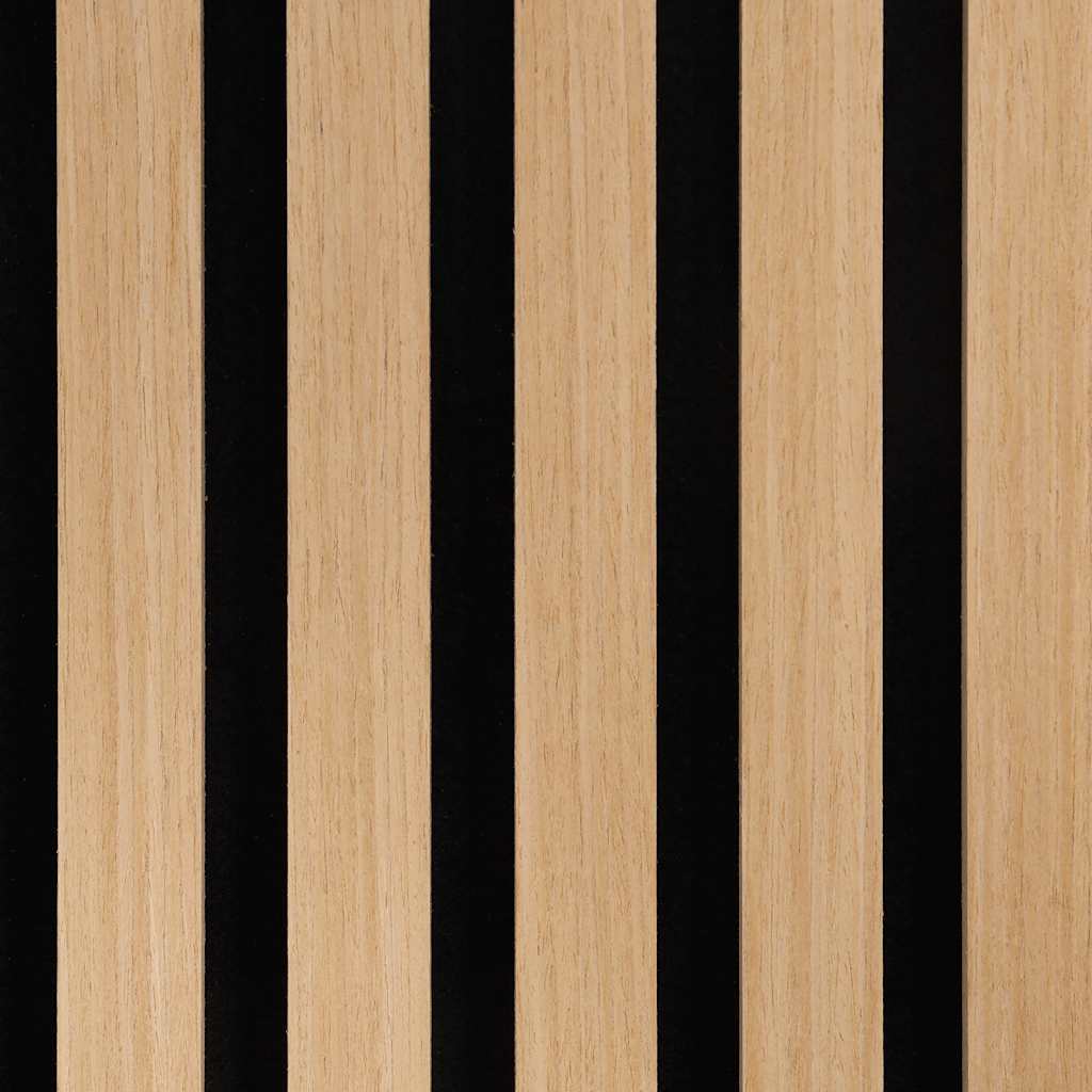 akustiske veggpaneler 2 stk lamell 60,5x60 cm eikefiner