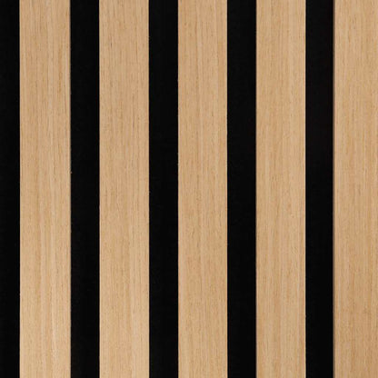 akustiske veggpaneler 2 stk lamell 60,5x60 cm eikefiner