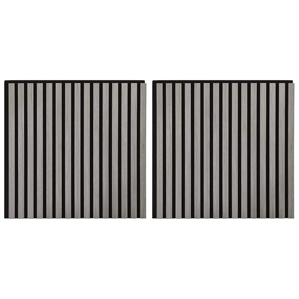 akustiske veggpaneler 2 stk lamell 60,5x60 cm eikefiner