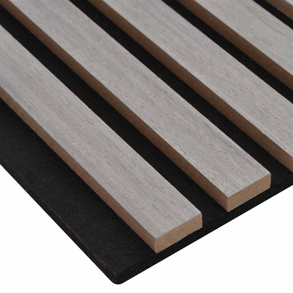 akustiske veggpaneler 2 stk lamell 60,5x60 cm eikefiner