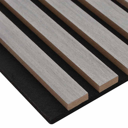 akustiske veggpaneler 2 stk lamell 60,5x60 cm eikefiner