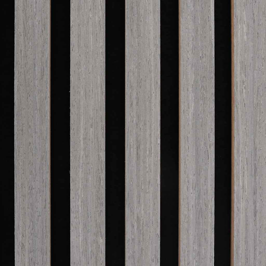 akustiske veggpaneler 2 stk lamell 60,5x60 cm eikefiner