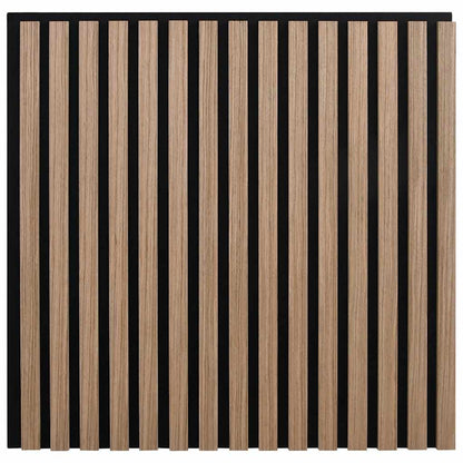 akustiske veggpaneler 2 stk lamell 60,5x60 cm eikefiner