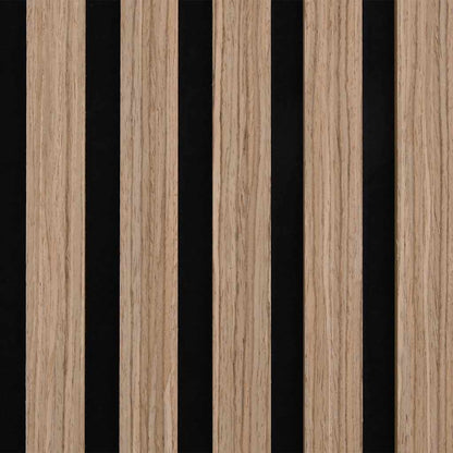 akustiske veggpaneler 2 stk lamell 60,5x60 cm eikefiner