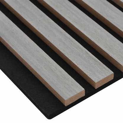 akustiske veggpaneler 8 stk lamell 60,5x60 cm eikefiner