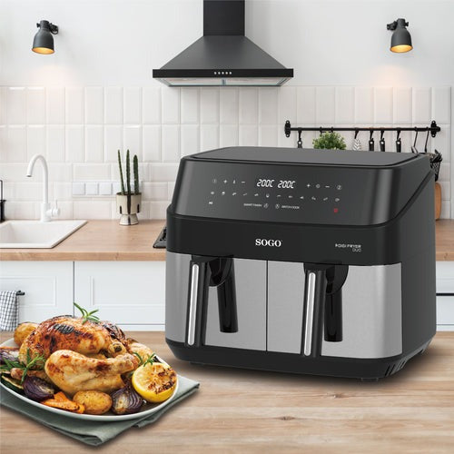Airfryer 2 x 4,5 liter