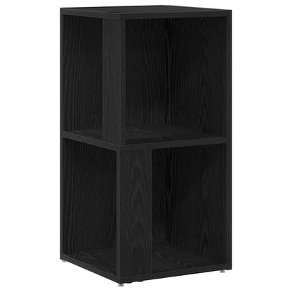 Hjørneskap Svart Eik 33x33x67 cm Konstruert Tre