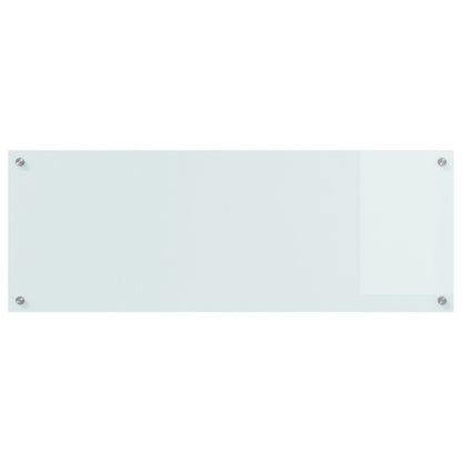 Kjøkkenplater Hvit 110x40x0,6 cm Herdet Glass