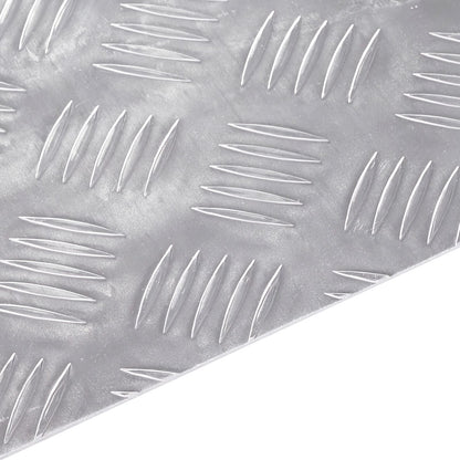 Sjekkplater i aluminium 2 stk Antiskli 60x40 cm