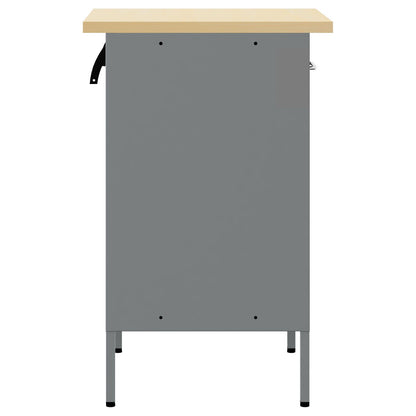 Arbeidsskap Svart 50x55x84 cm Stål