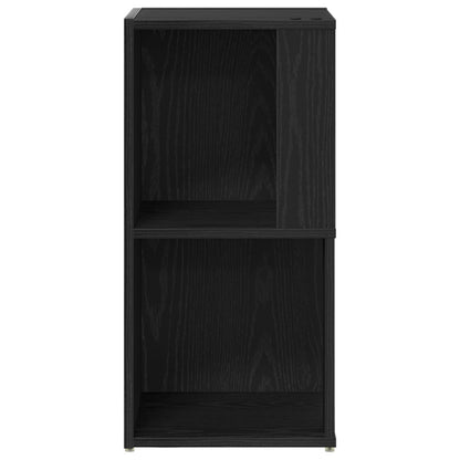 Hjørneskap Svart Eik 33x33x67 cm Konstruert Tre
