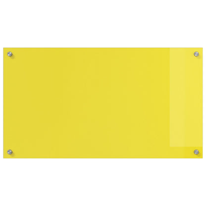 Kjøkken Bakplate Gul 90x50x0,6 cm Herdet Glass