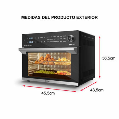 Airfryer+ovn+dehydrator og grill -Sunn cook pro-